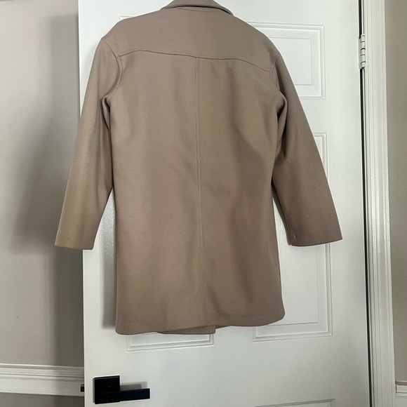 Free! Topshop Carly Coat in Oatmeal, Size 4 - Picture 5 of 5